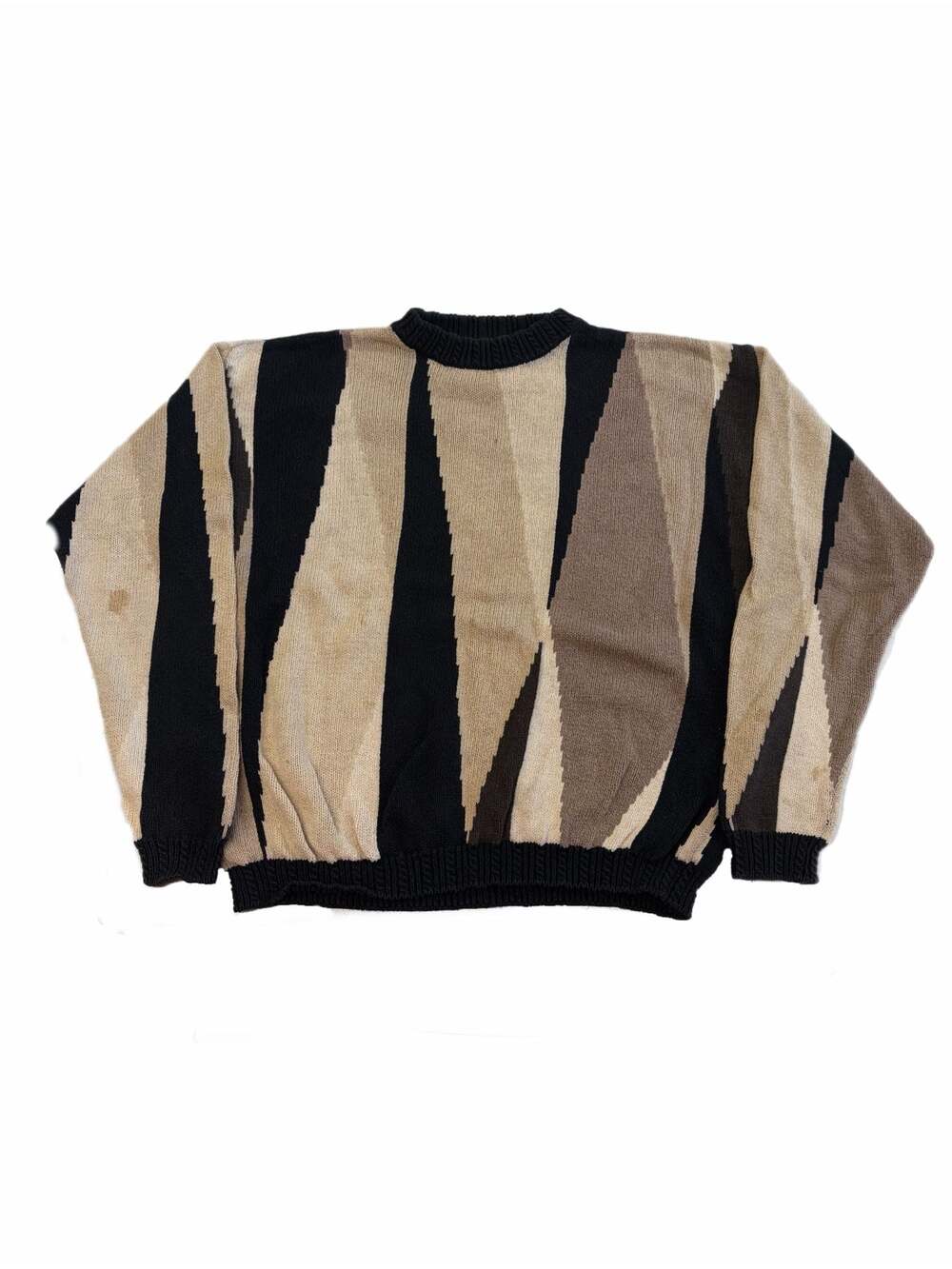 Vintage Tundra Canada Abstract Pattern Knit Crewneck Sweater